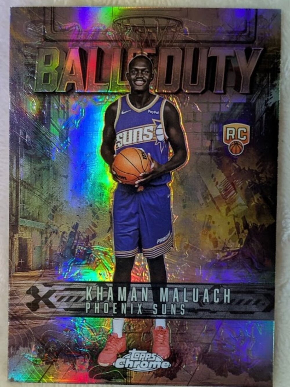 2025 Topps Refractor Ball of Duty KHAMAN MALUACH #BD-25
